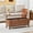 Walnut, variant on LEFHDA 39" Lift Top Coffee Table with Hidden Storage, Mid Century Modern Fluted Rectangular Wood Center Table with Wave Profile, Rising Top Pop-Up Table for Living Room, Home Office (Walnut)
