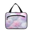 thumbnail image 2 of Travel Toiletry Bag with Metal Hook Large Capacity Cosmetic Bag Toiletry Bags for Travel, Gym, Camping Cute Pastel Watercolor Floral, 2 of 9