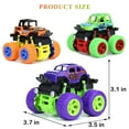 thumbnail image 5 of Monster Car Truck for Toddlers 1-3 Years Old, Monster Car Friction Powered Toy Cars Push and Go Vehicles, Toddler Monster Car Toys Birthday Christmas Party Gifts for Boys Girls Age 2+, 5 of 7