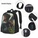 thumbnail image 3 of Fotbe Forest Stone-Colored Dragon Set Escolar 3 en 1 para Niños - Mochila Duradera con Lonchera Aislante y Estuche para Lápices - Mochila Escolar para Niños y Niñas, 3 of 7
