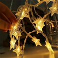 thumbnail image 4 of Luces Led de Estrellas decorativas,La lámpara de estrella de cinco puntas blanca cálida USB es adecuada para Bodas, Decoración de Habitaciones XianweiShao 8390615105323, 4 of 5