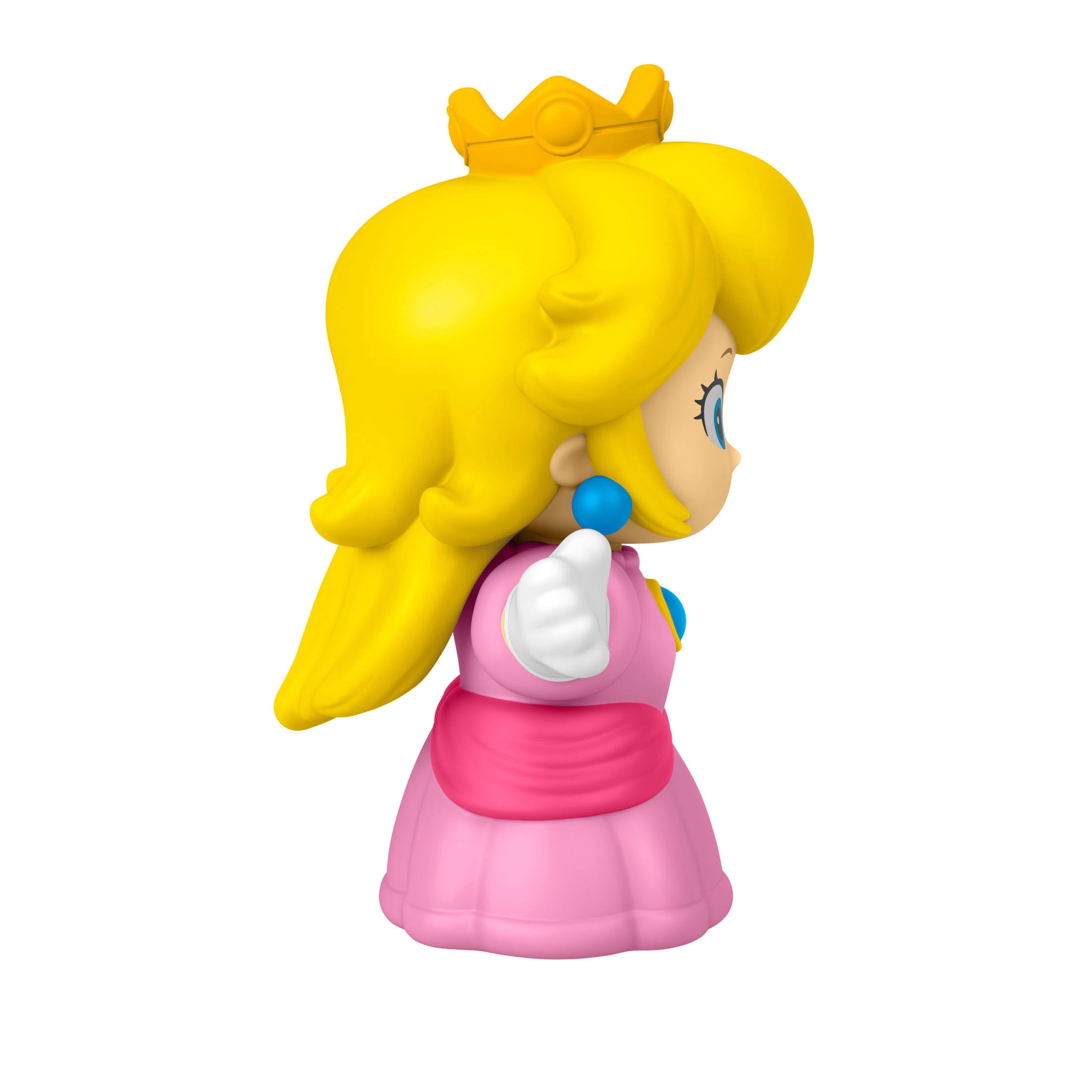Fisher-Price Little People My Mario Princess Peach Character Figure for Toddlers, 1 Toy