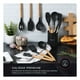 thumbnail image 5 of Juego de Utensilios de Cocina Silicona y Madera Accesorios para Cocinar, 12 pzas (Negro), 5 of 7