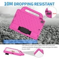 thumbnail image 4 of iPad 9th Generation 10.2-inch Case,Dteck Shockproof EVA Foam Kids Friendly Handle Kickstand Hand Strap Case for iPad 8th/7th Gen 10.2" Lightweight Protector Cover with Shoulder Strap,Rose, 4 of 10