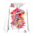 thumbnail image 5 of Kogui Kids Sweatshirts Hoodies Hoodies for Boys Long Sleeve Hoodie Loose Fit Casual Sweatshirt Clothes Size 11-12 (White,11-12 Years), 5 of 6