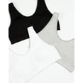 thumbnail image 3 of Fruit of the Loom Girl's 3-Pack Seamless Stretch Sports Bra, 3 of 5