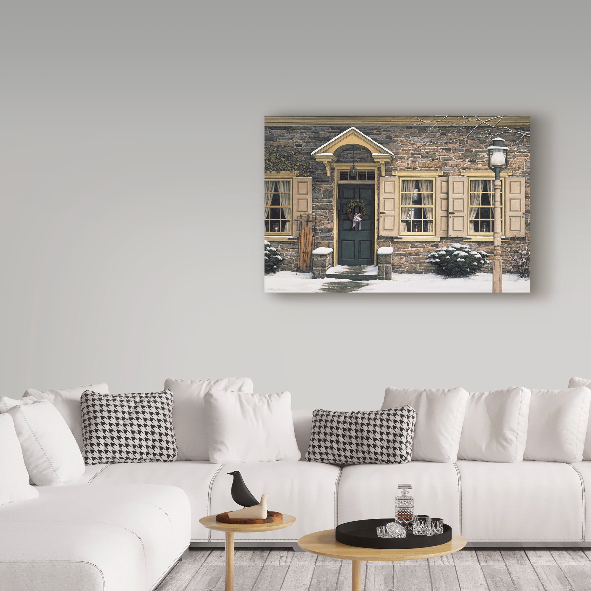 Trademark Fine Art 'Welcome Home Winter' Canvas Art by William Breedon