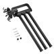 thumbnail image 1 of Bewildely Barra de soporte para toallas de baño, soporte para toallas de cocina, estante de papel para el hogar, accesorios giratorios para ducha montados Juegos de accesorios de baño negro Bewildely HA001554-01B, 1 of 1