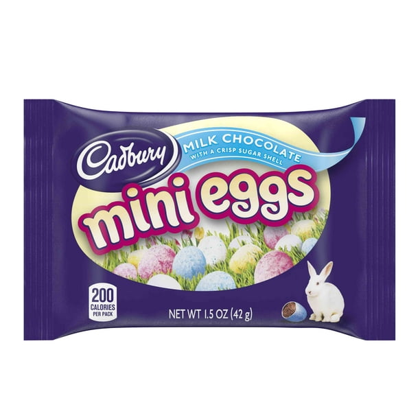 Cadbury, Mini Eggs Easter Candy, 1.5 Oz - Walmart.com - Walmart.com