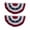 B, variant on Kojanyu American Pleated Fan Shaped Flag,Patriotic Half Fan Shaped Bunting Decoration,For Independence Day Memorial Day Outdoor Doors Windows Courtyard Home Decoration