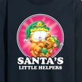 thumbnail image 3 of Garfield - Santas Little Helpers - Adult Long Sleeve Tee, 3 of 5