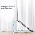 thumbnail image 4 of Necvior Height Adjustable Laptop Stand Ergonomic Riser Platform for Notebook Cell Phone, 4 of 16