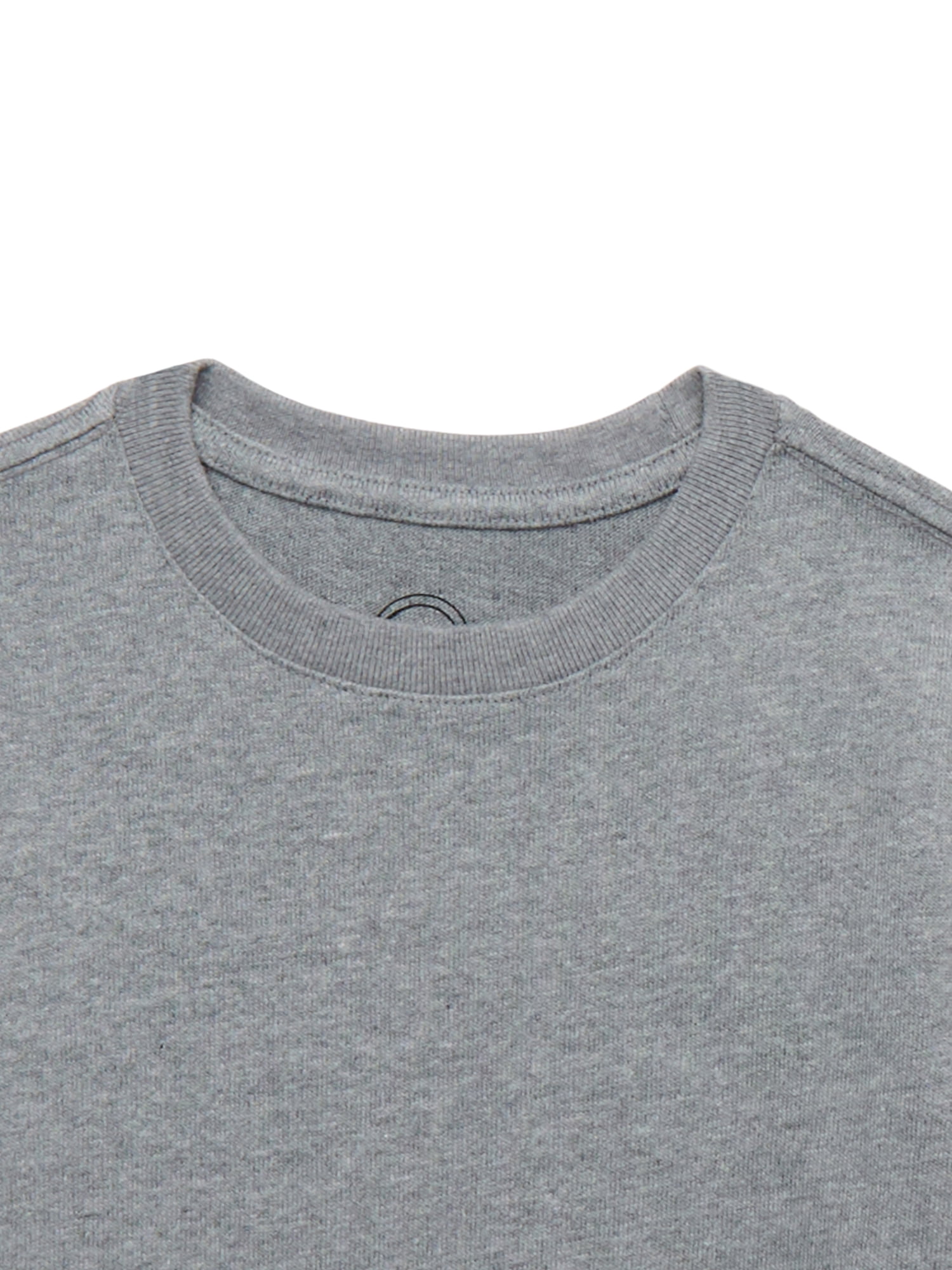 Wonder Nation Boys Short Sleeve Heavyweight Boxy T-Shirt, Sizes 4-18 & Husky