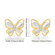 ZHOU LIU FU 925 Sterling Silver Stud Earrings Blind Box Dainty Mystery Jewelry for Women