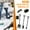 BK, variant on EGNMCR Closet Organizers and Storage, Storage Trunks & Bag 3-In-1 Snow Removal Kit Multifunctional Portable Detachable Snow Removal Tool Snow removal