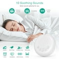 thumbnail image 3 of White Noise Machine, AMIR Rechargeable Baby Sleep Sound Machine with 10 Soothing Sounds Timer Kids Adult, 3 of 11