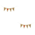 thumbnail image 3 of Yuarrent Decoración del Día de San Valentín, pancartas colgantes románticas, adornos para interiores, pancartas de estilo Simple, colgante, bandera de tipo 3 2piezas Yuarrent CBP209248, 3 of 5