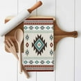 thumbnail image 2 of Dish Towels, Boho Absorbent Kitchen Towels 1 PC, Southwest Native Pattern Microfiber Hand Towels Dish Cloths Tea Towels for Home&nbsp; Bathroom,18X28-Inch, Turquoise Brown, 2 of 6