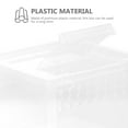 thumbnail image 3 of Miangastore Transparent Reptile Breeding Box Plastic Lizard Feeding Box Practical Pet Feeding Box, 3 of 9