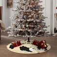 thumbnail image 4 of Sikiie Panda Doing Yoga Nativity Christmas Tree Skirt, Jesus Christian Winter Holiday Tree Mat Decoration(30-48IN), 4 of 6