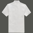 thumbnail image 4 of Unisex Short Sleeve Chef Uniform Basical Chef Catering Shirt for Bakery Food Service Restaurant Size XXXL (White), 4 of 8