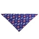 thumbnail image 1 of Toalla Tipo Bandana para La Saliva de Mascotas, Ideal para Perros y Gatos | Pañuelo Triangular Rojo, Blanco y Azul con El Día de La Independencia | Tejido de Poliéster Absorbente | Mantiene a Las Mas, 1 of 5