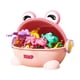 thumbnail image 1 of Divertidos juguetes de rana saltarina, geniales ranas saltarinas, regalos de fiesta con cubo de juguete saltarín Rosa, 1 of 9