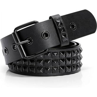 Women Men Studded Belt, Y2K Punk Bullets Spike Star Belts