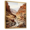 thumbnail image 2 of Designart "Journeying Endlessly in the Canyon I" Landscape & Nature Floater Framed Wall Decor, 2 of 7