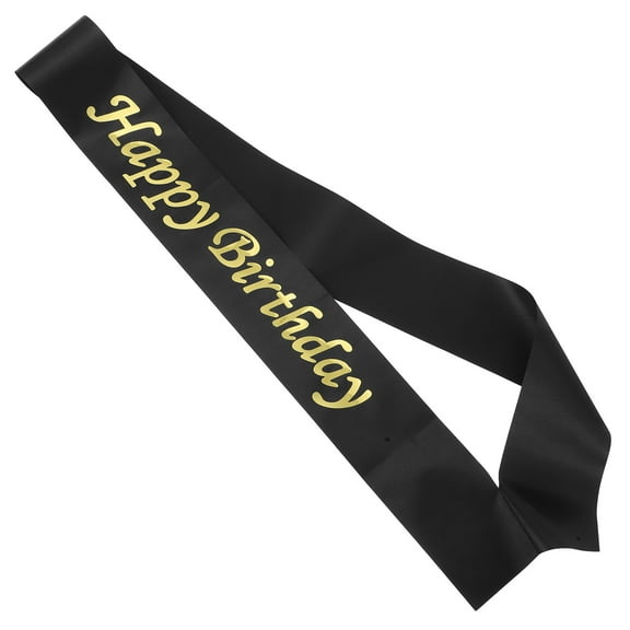 RENACLIPY Unisex Birthday Sash Set with Satin Material for Elegant Party Celebrations and Special Occasion Accessories