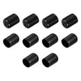 thumbnail image 1 of Protectores de rosca Uxcell 5/8"(15.5 mm) tapa final negra 10 piezas, 1 of 5