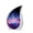 Flamingo-3, variant on VALERASH Flamingo Teardrop Memorial Urns for Human Ashes Adult Man & Women Set of 1 Large & 4 Keepsake - Blue Drop Cremation Urns for Human Ashes - 10 & 3 Inch
