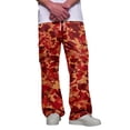 thumbnail image 2 of GrmtClth Mens Camouflage Cargo Joggers Pants Elastic Waist Casual Dungarees Trousers Outdoor Hiking Bottoms Hot Pink XL, 2 of 8