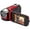Red, variant on Keenso Handheld Video Camcorder 1080P FHD 16x Digital Zoom 16MP