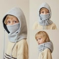 thumbnail image 3 of Kids Ski Balaclava for Boys Girl Winter Hat for Kids Toddle Warm Balaclava Hood Neck Scarf for Cold Weather Outdoor Activities Skiing Cycling Kids Hat, 3 of 5