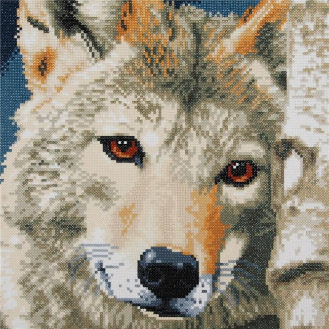 Vervaco L0184321 Wolf -Diamond Art Kit - Walmart.com - Walmart.com