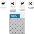 thumbnail image 2 of PA Ess Stencil 6x6 Spider Pattern, 2 of 7