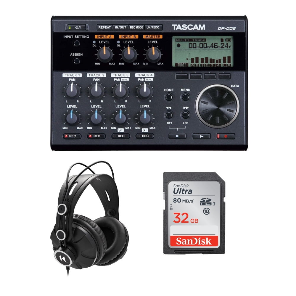 Tascam DR-40X Four-Track Digital Audio Recorder and USB Audio 