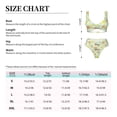 thumbnail image 6 of Wukai Tree Palms Lemon Women's Bikini Set Two Piece,wimsuit High Waisted V Neck Twist Front Adjustable Spaghetti Straps Bathing Suit-Small, 6 of 7