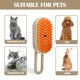 thumbnail image 5 of Cepillo de vapor para gatos, vaporizador para gatos, cepillo para quitar el pelo de mascotas, limpieza de mascotas, peine de masaje en aerosol vapor, suministros de aseo 3 en 1, 5 of 5