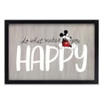 thumbnail image 1 of Marco de madera de Mickey Mouse de Disney de Open Road Brands para decoración de pared, 1 of 7