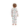 thumbnail image 2 of Conjunto de pijamas para niños 2022, Papá Noel, pingüino, árbol de Navidad, ropa de dormir para niños, 2 piezas, tops + pantalones, ropa de bebé, pijamas, 2 of 5