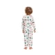 thumbnail image 2 of Conjunto de pijamas para niños 2022, Papá Noel, pingüino, árbol de Navidad, ropa de dormir para niños, 2 piezas, tops + pantalones, ropa de bebé, pijamas, 2 of 5