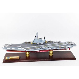 USS Ranger CV-61 with Tu-16 1989 Stock Photo