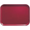 Cambro 10-7/16" x 12-3/4" (26.5x32.5 cm) Food Trays, 12PK, Cherry Red, 2632-505