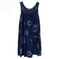 thumbnail image 1 of Women's Lace Stitching Printing Sleeveless Large Dress 13 Color 8 Size, 1 of 3