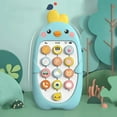 thumbnail image 2 of Juguete lindo del teléfono del bebé, juguetes del teléfono del bebé mordedor del teléfono del bebé temprano juguete del teléfono de la música del bebé funcionamiento suave, 2 of 5