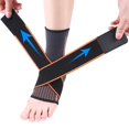 thumbnail image 2 of 1 Pcs Ankle Brace Foot Sports Socks Compression Support Sleeve Elastic Breathable For Injury Recovery Joint Pain Ankle Support He Qiyong unisex, 2 of 2