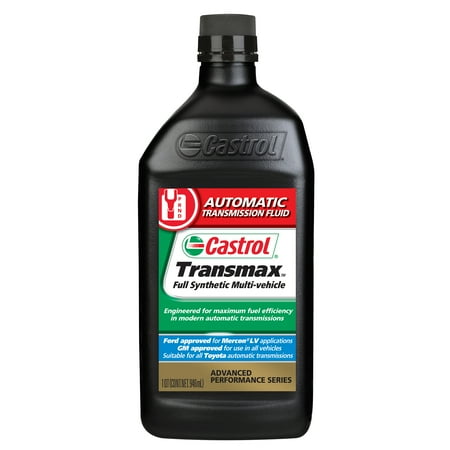 Castrol TRANSMAX Multi-Vehicle Full Synthetic Automatic Transmission Fluid, 1 (Best Synthetic Transmission Fluid)