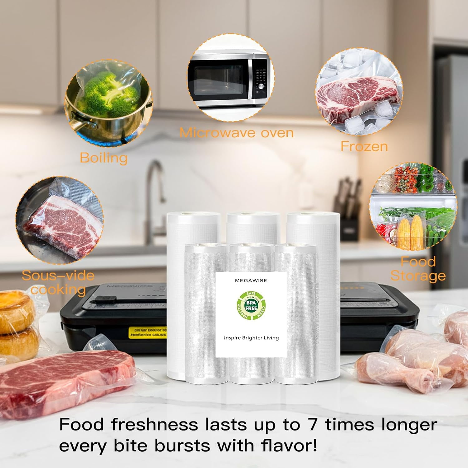 FoodSaver FM2000 Compact Vacuum Sealer Machine with Good Sealing